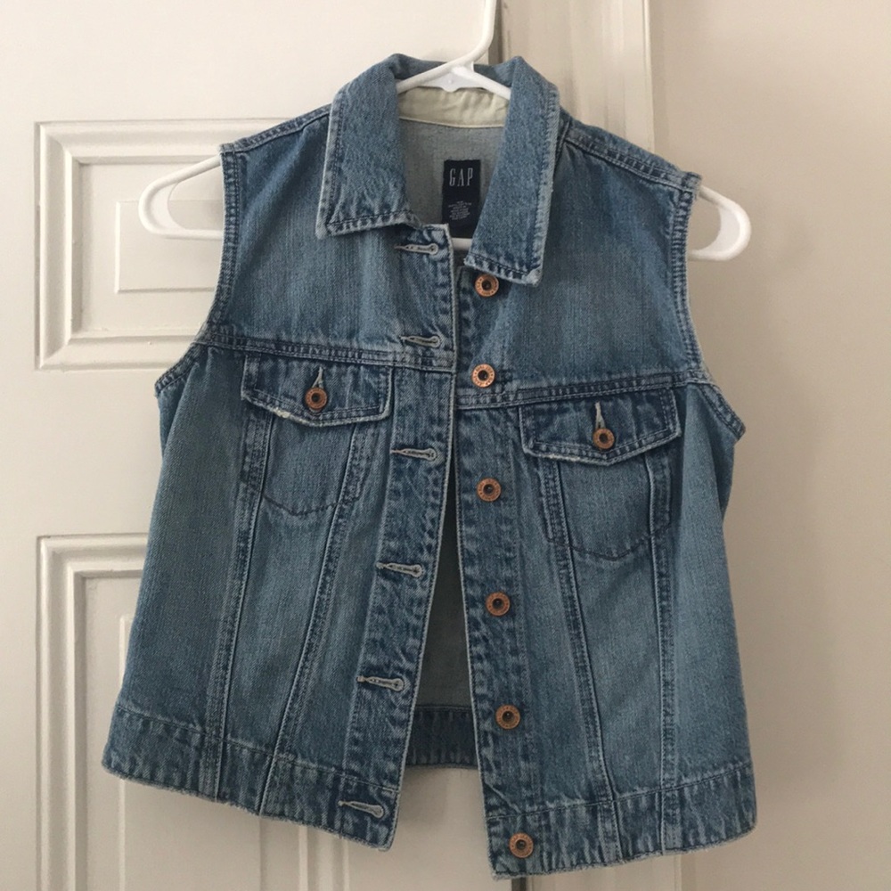 GAP jean denim vest